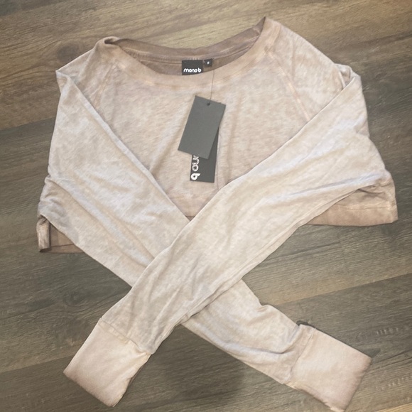 Cropped Brown Mono B Top - Picture 2 of 2